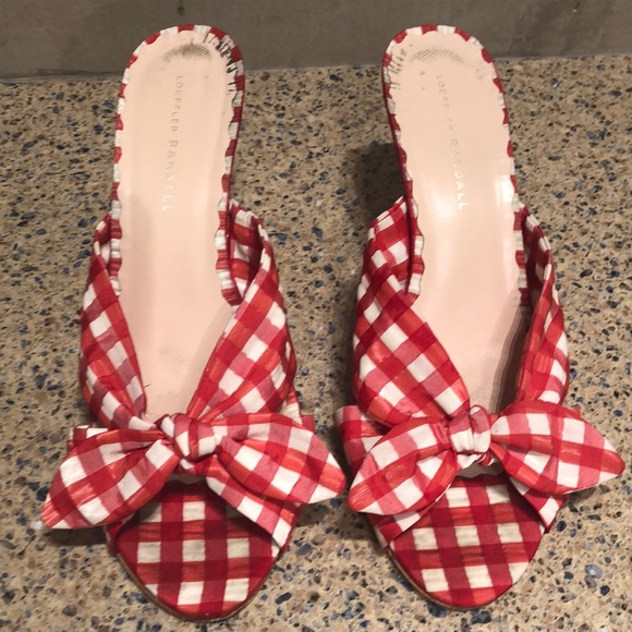 Loeffler Randall Shoes - Loeffler Randall Luisa Red Knotted heel